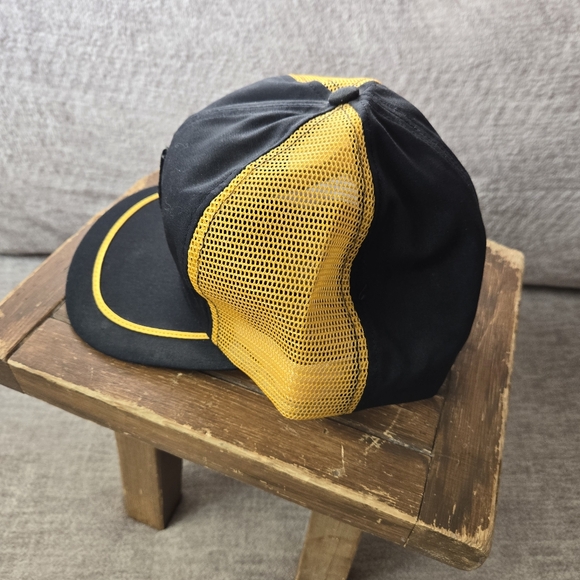 Vintage Ajax Black and Yellow Trucker Hat - Picture 3 of 9
